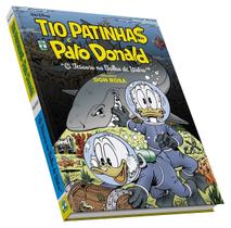 HQ Tio Patinhas e Pato Donald O Tesouro na Bolha de Vidro Walt Disney Biblioteca Don Rosa Edição de Colecionador Literatura Infantil Juvenil Capa Dura