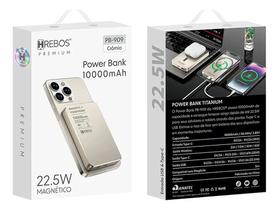 HREBOS Power Bank PB909 10000mAh Portátil Carga Rápida USB-A para Celular e Gadgets HREBOS Power Bank PB909 10000mAh Portátil Carga Rápida USB-A para Celular e Gadgets