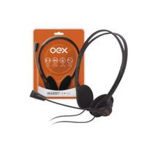 Hs100 fone de ouvido c/microfone 30mm - OEX