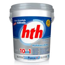 hth Cloro Aditivado Mineral Brilliance 10em1 10kg - Brilho e Pureza Inigualáveis para sua Piscina