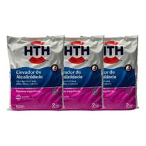 HTH Elevador de Alcalinidade 2kg Kit com 3 Unidades para Piscinas