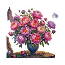 Huacan 5D DIY Pintura Diamante Rosa Diamante Mosaico Flor Nova Coleção 2025 Pinturas Decorativas Huacan 5D DIY Pintura Diamante Rosa Diamante Mosaico Flor Nova Coleção 2025 Pinturas Decorativas