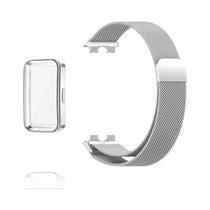 Huawei Band 8 9 Pulseira De Metal Capa De TPU Protetor De Tela Filme Protetor Flexível Pulseira