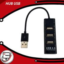 Hub 04 portas usb 2.0 ktp-110 knup preto