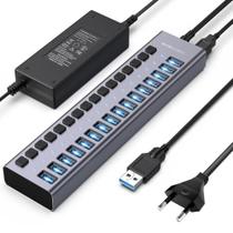 HUB 16 Portas USB 3.1 10Gbps Acasis com fonte HUB 16 Portas USB 3.1 10Gbps Acasis com fonte