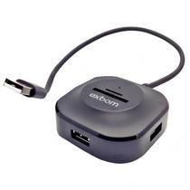 Hub 5 Em 1 Adaptador USB Leitor Cartão SD Micro Notebook