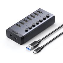 Hub 7 Portas USB 3.0 com Fonte de Alimentação UGREEN