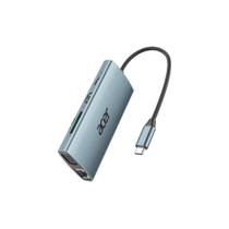 HUB Acer ODK390 USB-C (9 em 1) p/ HDMI, VGA, Ethernet, 3x USB 3.1, USB-C 100W, Cartão SD e Micro SD