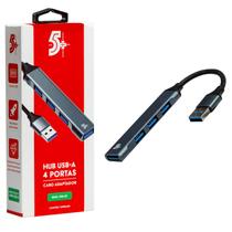 Hub Adaptador 4 Portas Usb 3.0 Velocidade Até 5gbps Original Hub Adaptador 4 Portas Usb 3.0 Velocidade Até 5gbps Original