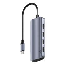 Hub Adaptador 6 Em 1 Cudy UH500 Tipo-C Para HDMI 1.4 USB-A + USB-C - UH500 Hub Adaptador 6 Em 1 Cudy UH500 Tipo-C Para HDMI 1.4 USB-A + USB-C - UH500
