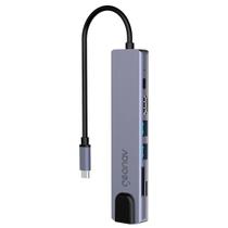 Hub Adaptador 7 Em 1 Usb-c Thunderboolt Hdmi 4k - Geonav