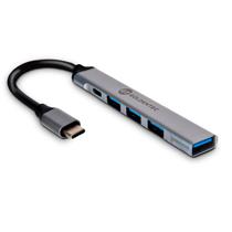 Hub Adaptador Goldentec USB-C 5 em 1 com USB-C, USB 3.0 e USB 2.0