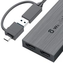 Hub Adaptador Gráfico Usb-c/a 2x Telas Hdmi