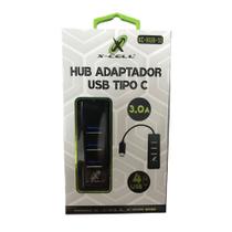 Hub Adaptador USB 3.0A 4 Portas Tipo C : XC- HUB-10 - X-CELL