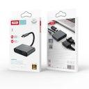 Hub Adaptador Usb Tipo C 4 Em 1 Com Hdmi 4k Maccbook Pro/aiir Hub 4 Em 1- Type-C P/Hdmi 4k/Vga/Usb3.0/Pd 100w