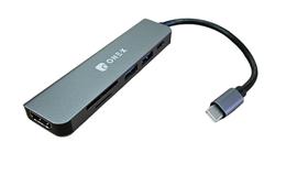 Hub Adaptador Usb Tipo C 6 Em 1 Hdmi USB 3.0 SD CARD ONEX HUB-7566