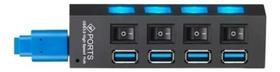 Hub Cabo Usb 3.0 Extensor 4 Portas High Speed Hd Pen Drive