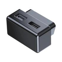 Hub Carregador OBD Para Tesla Model 3 Y X S, Adaptador Divisor Duplo USB Tipo-C, Acessórios Para