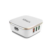 Hub Carregador Tomada Kaidi 6 USB Turbo Auto ID 7A Celular Hub Carregador Tomada Kaidi 6 USB Turbo Auto ID 7A Celular