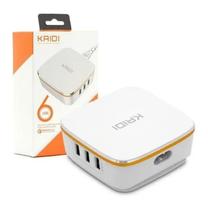 Hub Carregador Tomada Kaidi 6 Usb Turbo Auto Id 7a para Celular Tablet Hub Carregador Tomada Kaidi 6 Usb Turbo Auto Id 7a para Celular Tablet