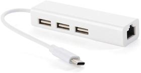 Hub Com 3 Portas Usb E Entrada Rj45 Hub Com 3 Portas Usb E Entrada Rj45