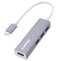 Hub Comtac Superlead USB-C 4 Portas USB 3.1 Cinza - 20129395