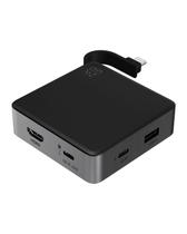 Hub de 4 portas ZAGG Versátil USB-C PD, USB-A, USB-C, HDMI 4K