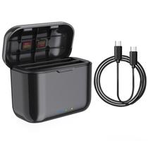 Hub de Carregamento Rápido para Insta360 X3 com Caixa de Armazenamento