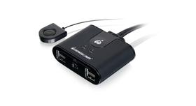 Hub de comutação periférico IOGEAR USB 2.0 2x4 GUS402