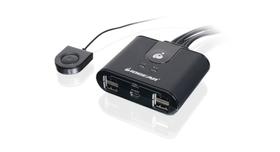 Hub de comutação periférico IOGEAR USB 2.0 4x4 GUS404