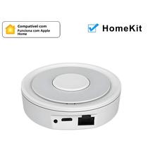 Hub De Gateway ZigBee 2 Em 1 Para Casa Inteligente Funciona Com Apple HomeKit E Controle Remoto Pelo Hub De Gateway ZigBee 2 Em 1 Para Casa Inteligente Funciona Com Apple HomeKit E Controle Remoto Pelo