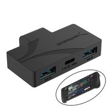 Hub de jogos SABRENT USB tipo C de 3 portas para Steam Deck de 5 Gbps Hub de jogos SABRENT USB tipo C de 3 portas para Steam Deck de 5 Gbps