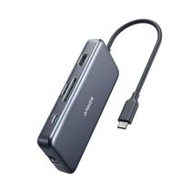 Hub de Mídia USB-C PD Anker PowerExpand+ 7 em 1 - HDMI 60W - A8352