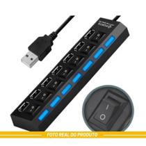 Hub De Usb 7 Portas 2.0 Hd Extensor ultra rapido Pen Drive E LED Converter Expansor Notebook Hub De Usb 7 Portas 2.0 Hd Extensor ultra rapido Pen Drive E LED Converter Expansor Notebook