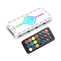 Hub De Ventiladores ARGB PWM De 9 Portas TEUCER Controlador De Ventiladores Para Gabinete De PC Com