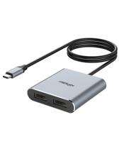 Hub divisor Fairikabe USB C a Dual DisplayPort MST