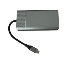 Hub Dock Hdmi 4k Vga Usb 3 Tipo C 8 Em 1