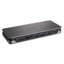 HUB DockStation Acer ADK233 USB-C para 2x HDMI 2.0, DisplayPort 1.4, 3x USB 3.1, USB-C 3.1, Ethernet, Áudio, Cartão SD, Preto - GP.DCK11.00Q