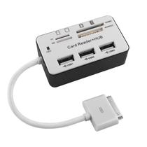 Hub Empire Usb 2.0 C/ 3 Portas Usb + Leitor De Cartao Ipad Hub Empire Usb 2.0 C/ 3 Portas Usb + Leitor De Cartao Ipad
