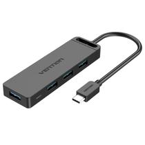 Hub Extensor de USB Tipo C P/ 4 USB 3.0 Computador Notebook