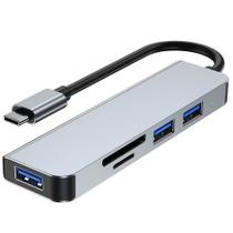 Hub MD9 5 Portas USB 3.0 HDMI USB Tipo C Micro SD TF Card - 9562