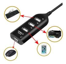 Hub Mini Extensão De Porta Usb 4 Entradas 2.0 480mbps Hub Mini Extensão De Porta Usb 4 Entradas 2.0 480mbps