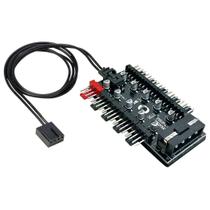 Hub Multi Fans Até 10 Cooler 3 e 4 Pinos Controle Pwm Molex Hub Multi Fans Até 10 Cooler 3 e 4 Pinos Controle Pwm Molex