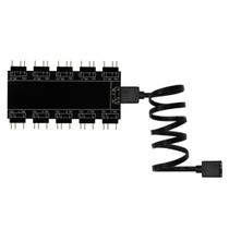 Hub Multi RGB 5V 3 Pinos Divisor RGB Até 10 Fans