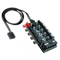 Hub para 10 Ventoinhas 3 e 4 Pinos com Controle PWM Molex