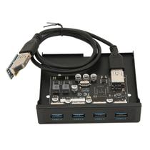 Hub PCIE para USB 3.0 do painel frontal de 4 portas com leitor de cartão Hilitand