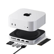 Hub & Stand com gabinete SSD NVMe para Mac mini M4 Silver Hub & Stand com gabinete SSD NVMe para Mac mini M4 Silver