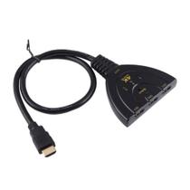 Hub Switch HDMI 3 Portas em 1 Full HD Até 4K 3D - PONTO DO NERD