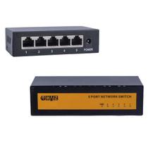 Hub Switch Internet 1Gb 10/100/1000 Gigabit Bivolt 5 Portas