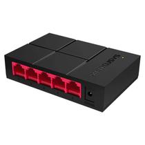 Hub Switch Mercusys 05 Portas MS105G 10/100MBPS - Preto Hub Switch Mercusys 05 Portas MS105G 10/100MBPS - Preto